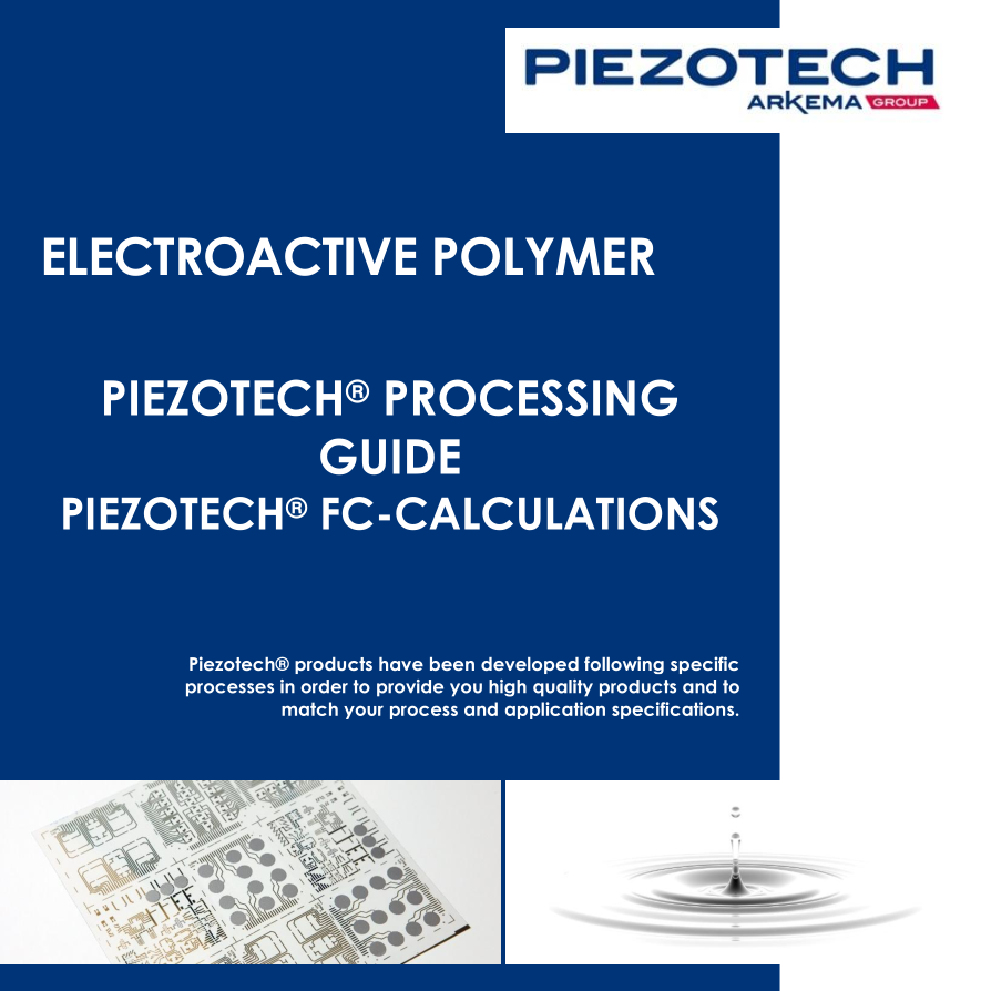 Piezotech processing's guides - Calculations